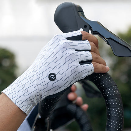 ROCKBROS Road cycling gloves, size S - white and black – image 6
