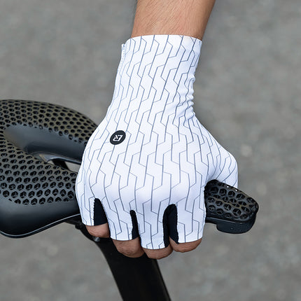 ROCKBROS Road cycling gloves, size XL - white and black – image 8