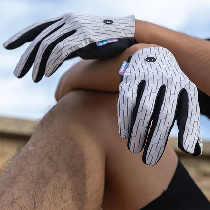 ROCKBROS Full spring and summer sports cycling gloves, size L - white and black – image 12