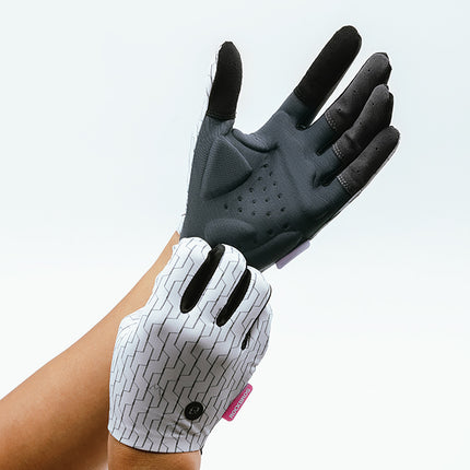 ROCKBROS Spring-summer sports cycling gloves, size XL - white and black – image 2