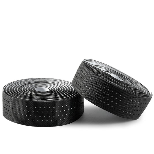 ROCKBROS Perforated silicone bicycle handlebar tape - black