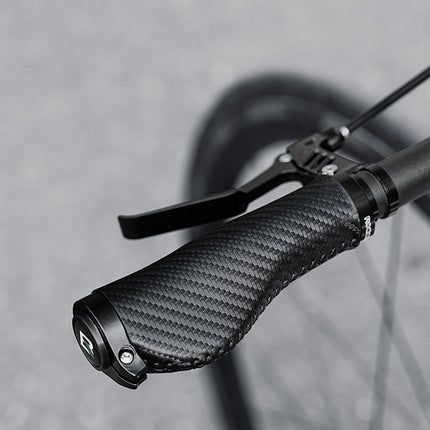 ROCKBROS Grips, twisted ergonomic anti-slip bicycle grips - black – image 2
