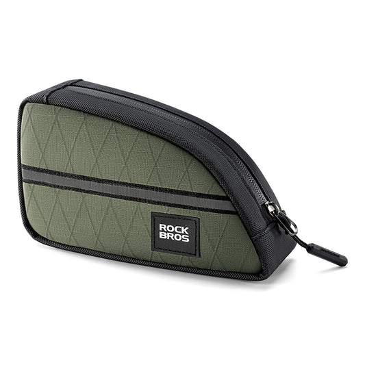 ROCKBROS Triangular bicycle bag for frame 0.8l - green