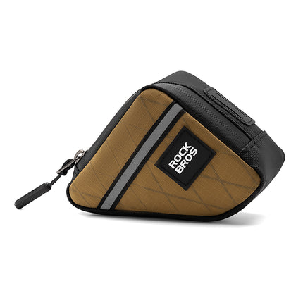 ROCKBROS Triangular bicycle bag for frame 0.8l - brown – image 4