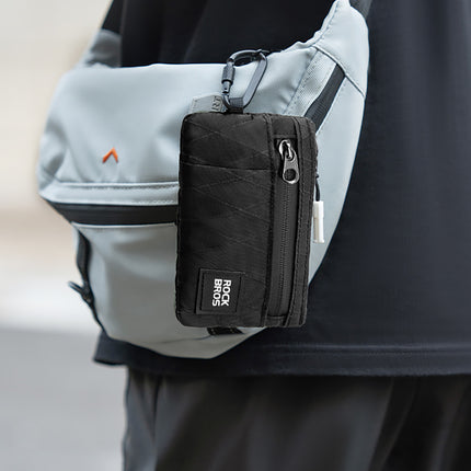 ROCKBROS Tourist sports wallet with a carabiner - black – image 2