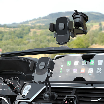 DUDAO F2N smartphone car holder for 360-degree air vent - black – image 4