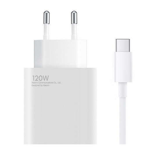 XIAOMI Xiaomi USB-A 120W 6A mains charger with USB-C cable - white