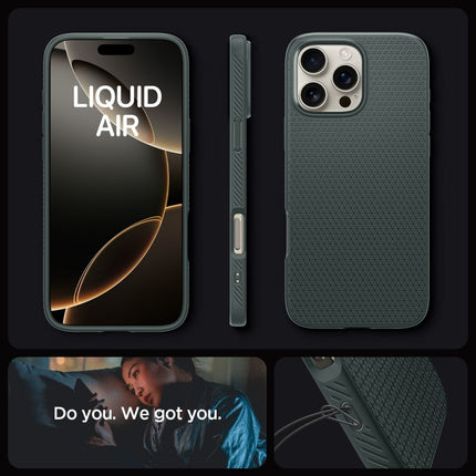 SPIGEN Case for iPhone 16 Pro Max Liquid Air - green – image 6