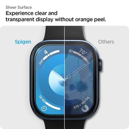 SPIGEN Hybrid glass for Apple Watch 10 46 mm transparent - 2 pcs. – image 10