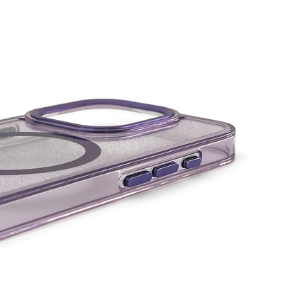 WOZINSKY Protective case for Samsung Galaxy S24 FE Glitter Case MagSafe - purple with glitter – image 3