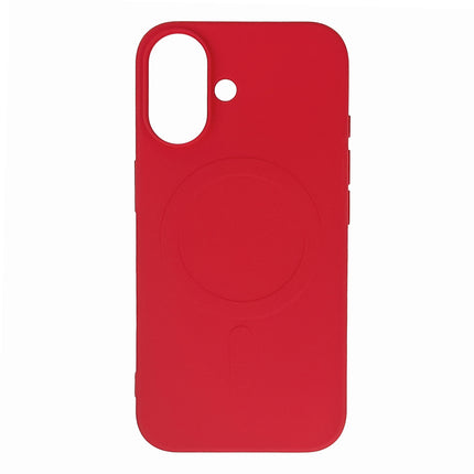 WOZINSKY Case cover for Samsung Galaxy S24 FE Liquid Silicone Case MagSafe - red – image 2