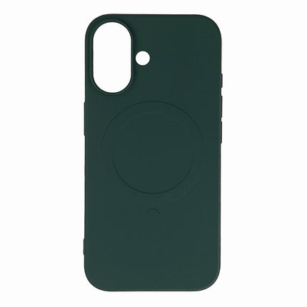 WOZINSKY Case cover for Samsung Galaxy S24 FE Liquid Silicone Case MagSafe - green – image 2