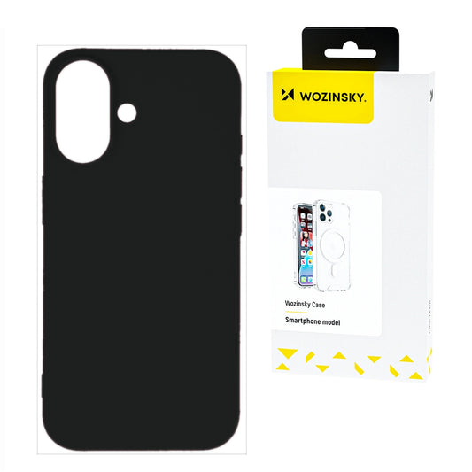 WOZINSKY Silicone case for Samsung Galaxy S24 FE Silicone Case - black