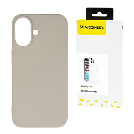WOZINSKY Silicone case for Samsung Galaxy S24 FE Silicone Case - beige