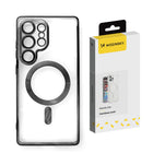 WOZINSKY Case for Samsung Galaxy S24 FE Electroplated Magsafe - black
