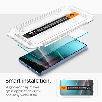 SPIGEN Tempered glass for Samsung Galaxy S25 Ultra transparent - 2 pcs. – image 11