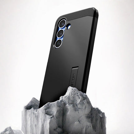 SPIGEN Case for Samsung Galaxy S25 with Tough Armor MagSafe stand - black – image 2
