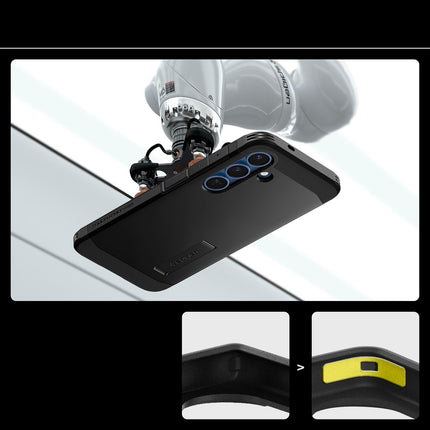 SPIGEN Case for Samsung Galaxy S25 with Tough Armor MagSafe stand - black – image 3