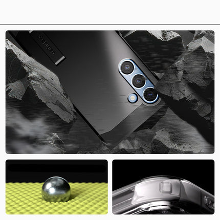 SPIGEN Case for Samsung Galaxy S25 with Tough Armor MagSafe stand - black – image 4