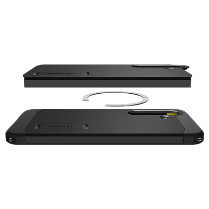 SPIGEN Case for Samsung Galaxy S25 with Tough Armor MagSafe stand - black – image 8