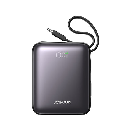 JOYROOM Powerbank 10000mAh 22.5W with built-in USB-C Lightning cables - black – image 2