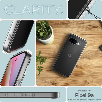 SPIGEN Case for Google Pixel 9A Ultra Hybrid - transparent – image 9