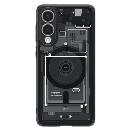 SPIGEN Case for Samsung Galaxy S25 Edge with Ultra Hybrid Mag print with MagSafe - black – image 2