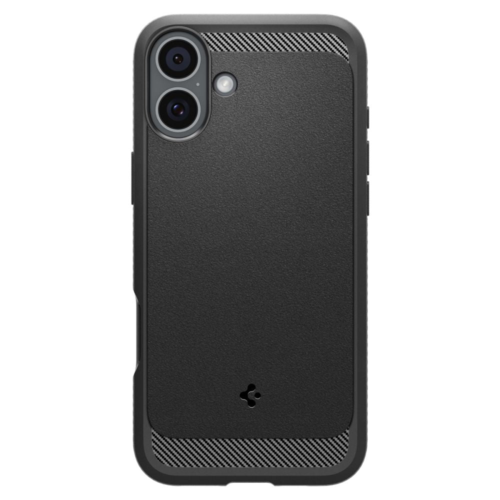 SPIGEN Rugged Armor MagSafe iPhone 16 back case - black – image 2