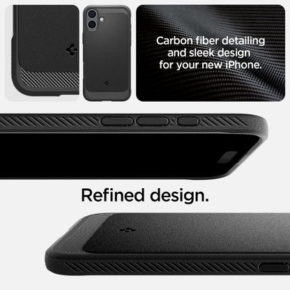 SPIGEN Rugged Armor MagSafe iPhone 16 back case - black – image 8