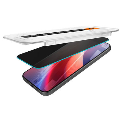 SPIGEN Tempered glass for iPhone 16 Pro Glas.tR EZ Fit Privacy - 2 pcs. – image 11
