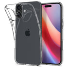 SPIGEN Protective case for iPhone 16 Plus Liquid Crystal - transparent