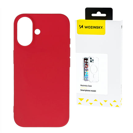 WOZINSKY Silicone case for Samsung Galaxy S25+ Silicone Case - red