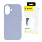 WOZINSKY Silicone magnetic case for Samsung Galaxy S25+ - purple