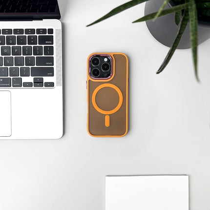 WOZINSKY Back case for Samsung Galaxy S25 Fashion Case MagSafe - orange – image 8