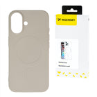 WOZINSKY Magnetic silicone case for Samsung Galaxy S25 Silicone Case Magsafe - beige