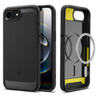 SPIGEN Case for iPhone 16e Rugged Armor MagSafe - black