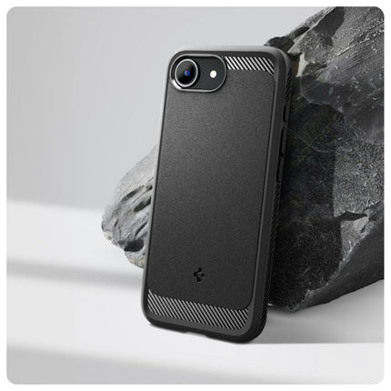 SPIGEN Case for iPhone 16e Rugged Armor MagSafe - black – image 10