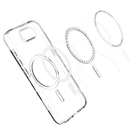 SPIGEN Case for iPhone 16e with MagSafe Liquid Crystal Mag - transparent – image 6
