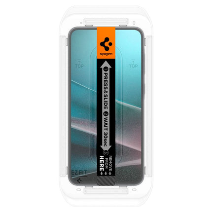 SPIGEN Tempered glass with mounting frame for Samsung Galaxy A36 5G transparent - 2 pcs. – image 4