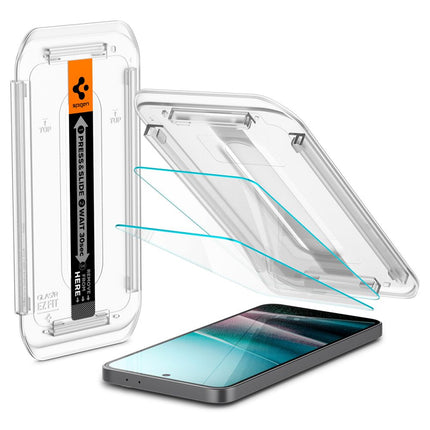 SPIGEN Tempered glass with mounting frame for Samsung Galaxy A36 5G transparent - 2 pcs. – image 9