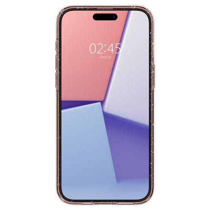 SPIGEN Case for iPhone 15 Pro Max Liquid Crystal Glitter - pink transparent – image 5