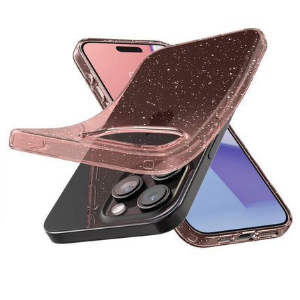 SPIGEN Case for iPhone 15 Pro Max Liquid Crystal Glitter - pink transparent – image 7