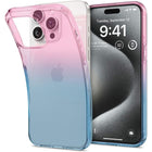 SPIGEN Case for iPhone 15 Pro Liquid Crystal - pink and blue