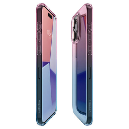 SPIGEN Case for iPhone 15 Pro Liquid Crystal - pink and blue – image 9