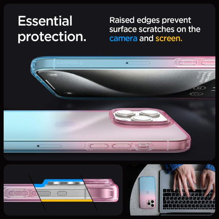 SPIGEN Case for iPhone 15 Pro Liquid Crystal - pink and blue – image 10
