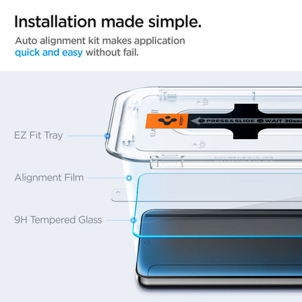 SPIGEN Tempered glass for Samsung Galaxy S24+ Glas.tR EZ Fit - 2 pcs. – image 8