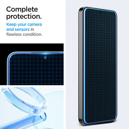 SPIGEN Tempered glass for Samsung Galaxy S24 / S25 Glas.tR EZ Fit - 2 pcs. – image 9