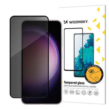 WOZINSKY Privacy tempered glass for Samsung Galaxy S24 with anti-spy Privacy Glass filter