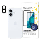 WOZINSKY 9H tempered glass for iPhone 16 Full Camera Glass