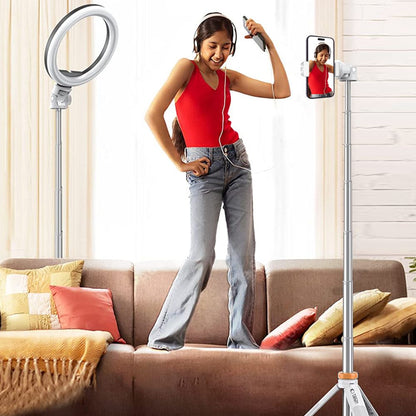 Tech-Protect Selfie stick Bluetooth photo stick with tripod remote control and head 180 to 148cm - white – image 8